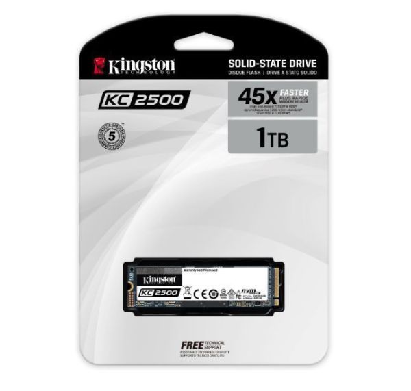 Imagen de Kingston SSD NVMe 1000GB SKC2500M8/1000G