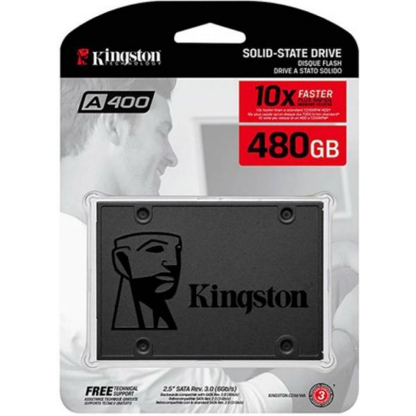 Imagen de Kingston SSD 480gb SATA SA400S37/480G