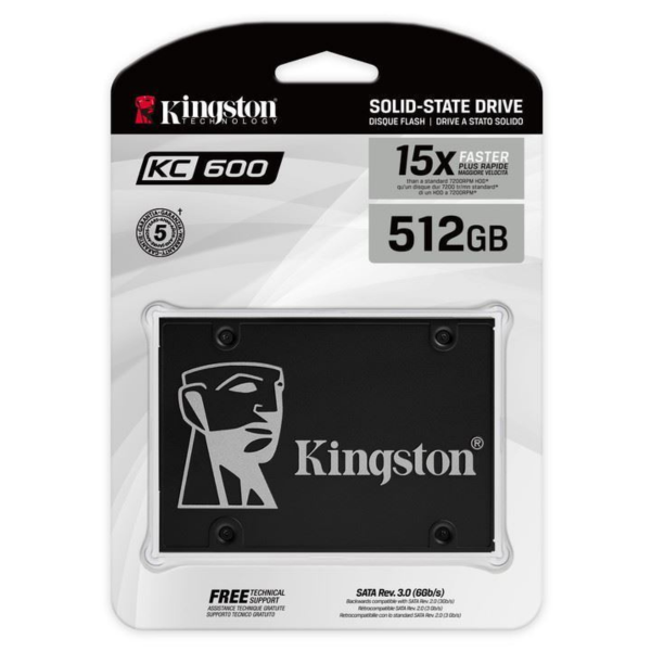 Imagen de Kingston SSD 512GB SKC600/512G