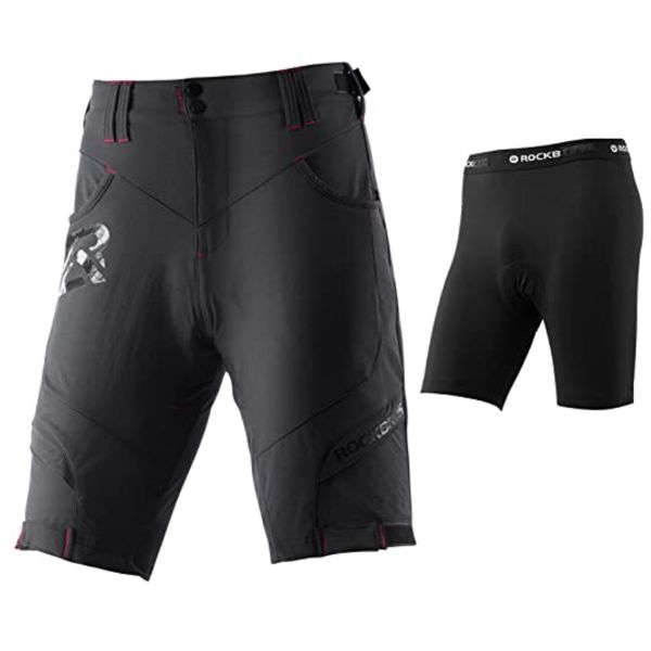 Imagen de Pantalon corto Rockbros 2 en 1 para ciclismo XL
