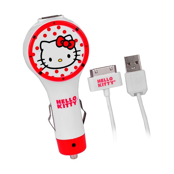 Imagen de Cargador Usb De Auto Hello Kitty iPad iPhone iPod