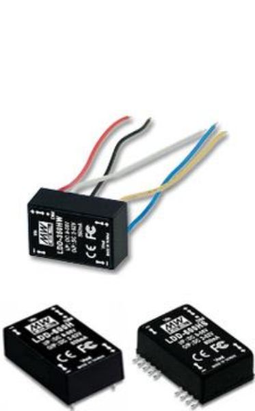 Imagen de Driver LED, Entrada: 9-56VCC, Salida: 700mA. 36,4W, Rango Tensión 2-52V, Reductor de tensión, conexión por cables