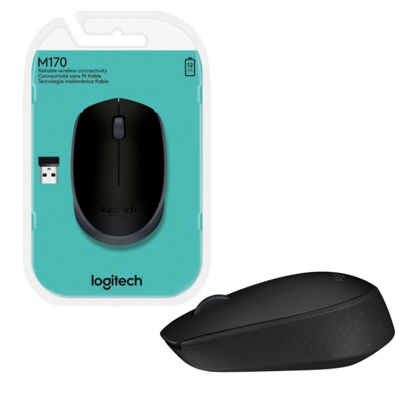 Imagen de Mouse inalambrico Logitech M170 negro