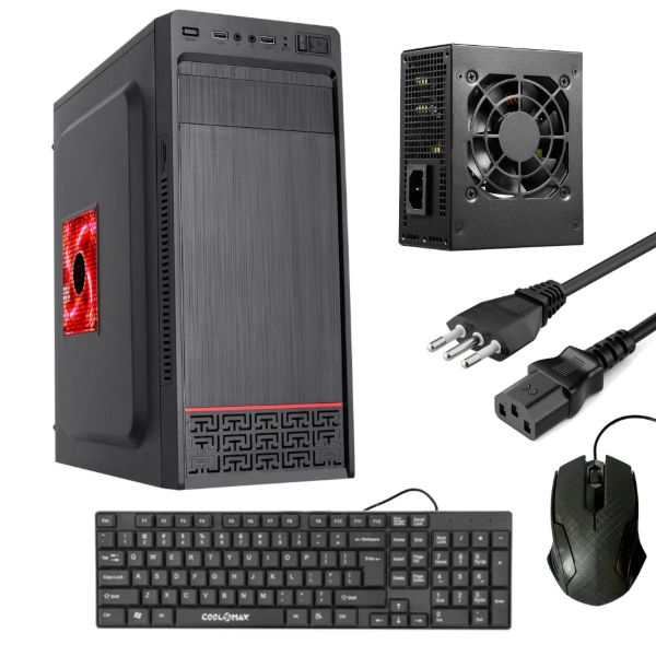 Imagen de Combo Atx Coolmax H5 600W Mouse y Teclado