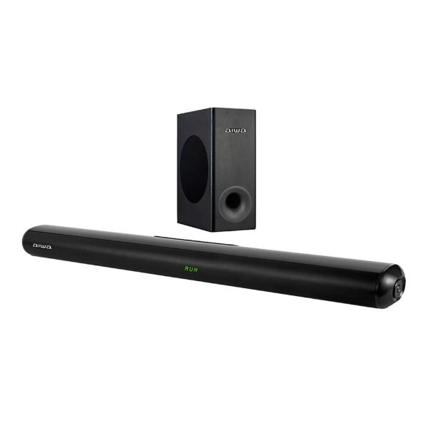 Imagen de Barra Con Subwoofer Inalámbrico Aiwa Awsbh21ww 1200w Pmpo Bt