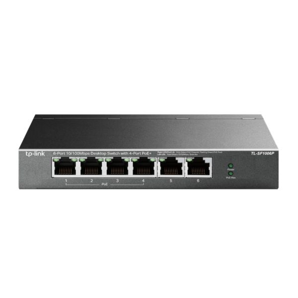 Imagen de Switch Tp-Link Tl-sf1006p 6 Puertos 10/100 4 PoE
