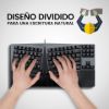 Imagen de Teclado Ergonómico Usb Perixx 335 Multimedia Español