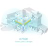 Imagen de Access Point Tp-Link Deco X50 2,4ghz/5ghz Ax3000 Pack x2