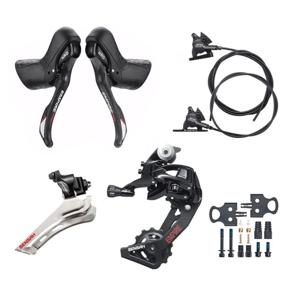 Imagen de Palancas De Cambio + Frenos 2x12S Sensah Para Bicicleta De Carretera