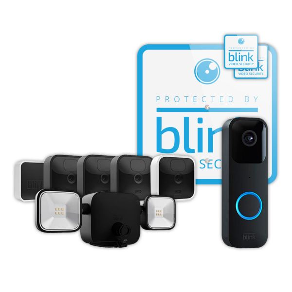 Imagen de Kit De Seguridad Inalámbrico Blink Visión Nocturna Wifi 1080p