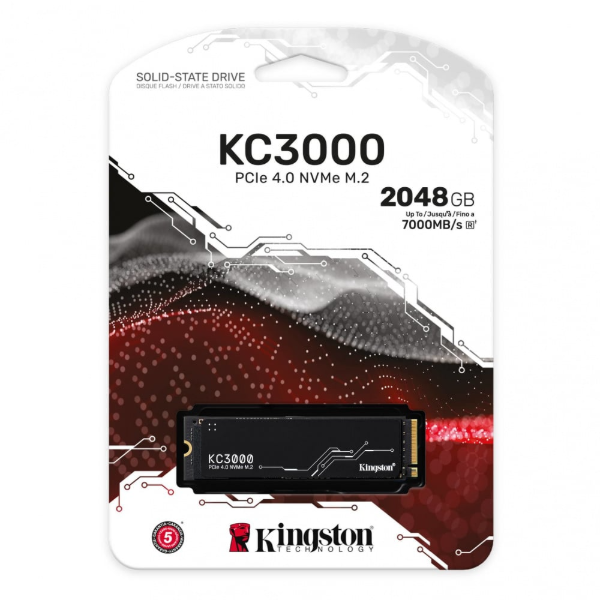 Imagen de Kingston SSD 2048GB NVMe SKC3000D/2048G