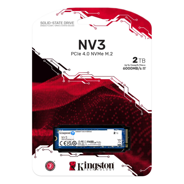Imagen de SSD 2TB NVMe M.2 Kingston NV3 PS5