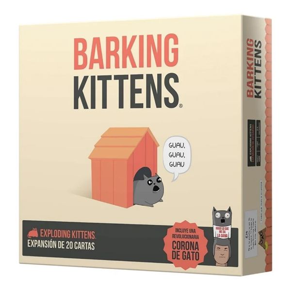 Imagen de Expansión Juego De Mesa Exploding Kittens Barking Kittens +7