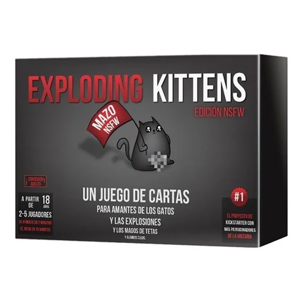 Imagen de Juego De Mesa Exploding Kittens Edición NSFW +18