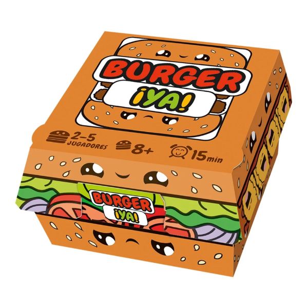 Imagen de Juego De Mesa Asmodee Burger ¡Ya! +8