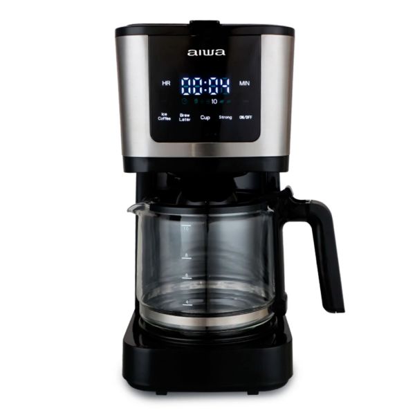 Imagen de Cafetera De Filtro 10 Tazas Aiwa Aw-cd9423 Jarra De Vidrio