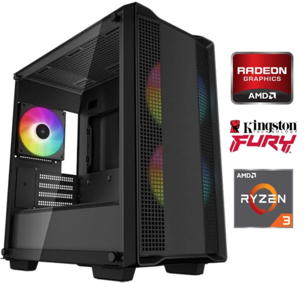 Imagen de Equipo Gamer Ryzen 3 5300G Radeon 16GB SSD 480GB