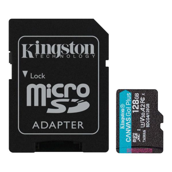 Imagen de Memoria Micro Sd Kingston 128gb 200mb/s Gen 4
