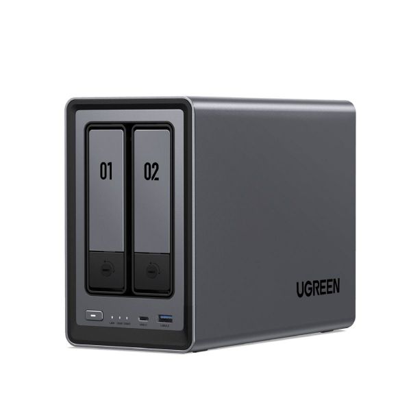 Imagen de Servidor NAS Ugreen DXP2800 Intel N100 2 Bahías 8GB 2.5GbE