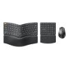 Imagen de Combo Mouse y Teclado Español Ergonómico Inalámbrico 3en1 ProtoArc Ekm04