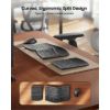 Imagen de Combo Mouse y Teclado Español Ergonómico Inalámbrico 3en1 ProtoArc Ekm04