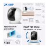 Imagen de Cámara Ip Tp-link Tapo C222 2k 4mp Wifi Rj45 Visión Nocturna