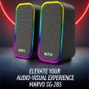 Imagen de Parlantes Gaming Usb Pc Marvo Sg-285 Con Iluminación Rgb 6w