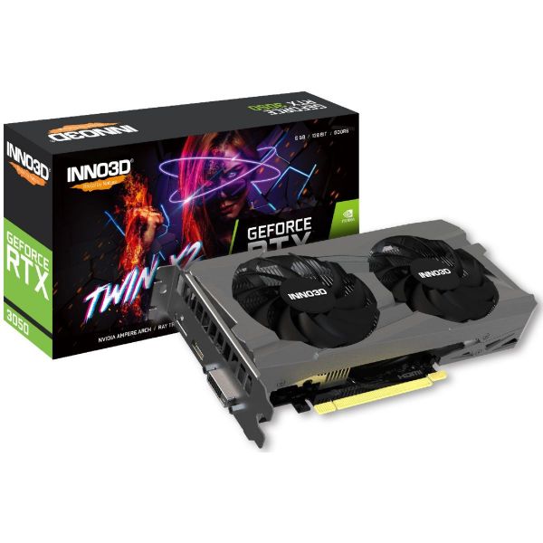 Imagen de Tarjeta De Video Geforce Rtx 3050 6GB GDDR6 Twin X2 Inno3d