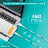 Imagen de Cable Usb C - Usb A Philco 20w 480mbps 1,2m