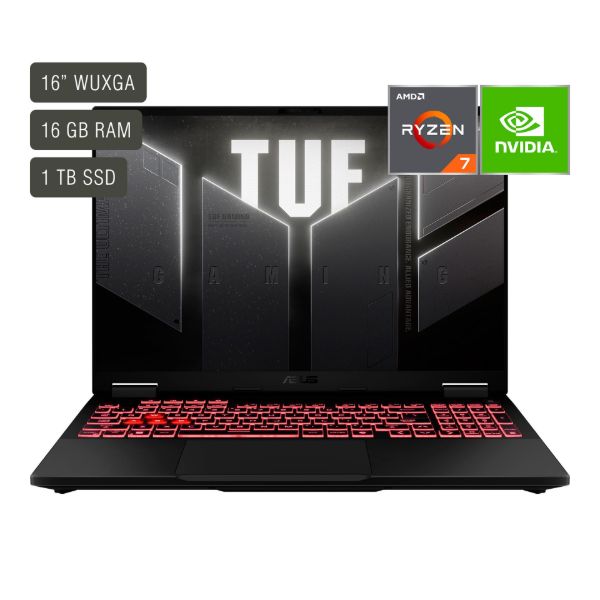Imagen de Notebook Gamer Asus TUF A16 AMD Ryzen 7 RTX 5050 16GB 1TB