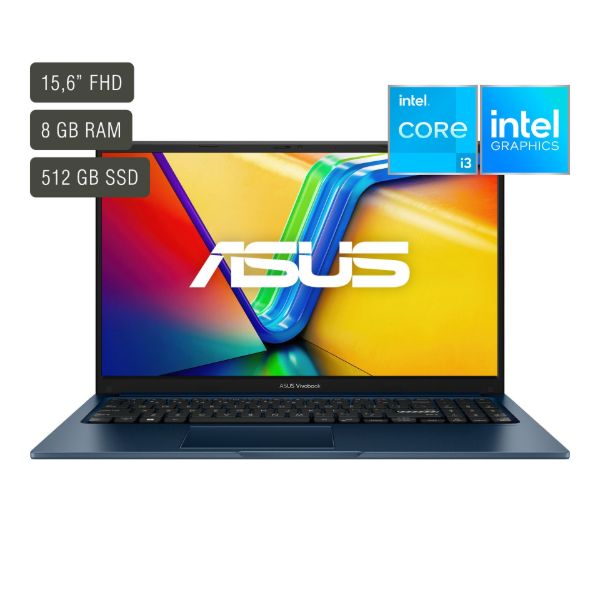 Imagen de Notebook Asus Vivobook 15,6'' Core I3 8gb 512gb