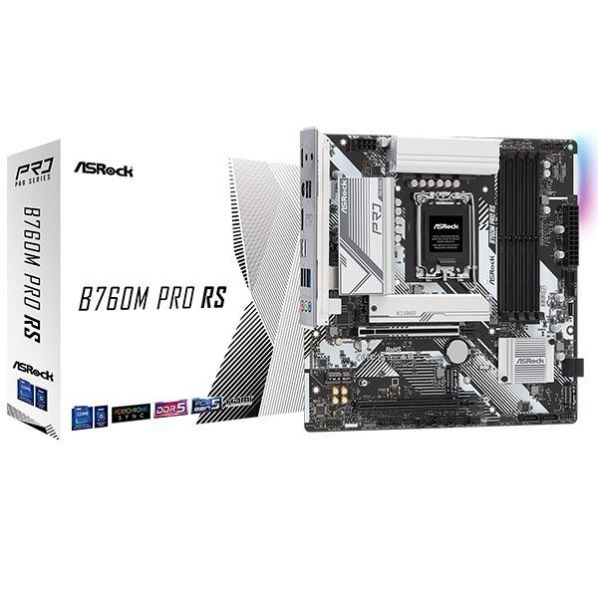 Imagen de Motherboard INTEL 1700 DDR5 B760M Pro RS Asrock