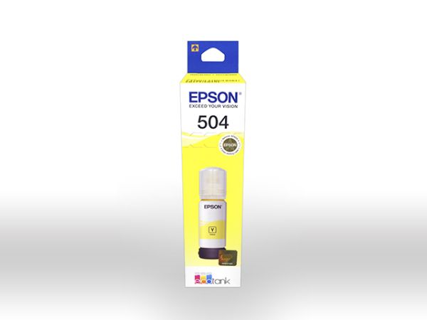 Imagen de Epson 504 - 70 ml - amarillo - original - recarga de tinta - para EcoTank L4150, L4260, L6161, L6171, L6191, L6270