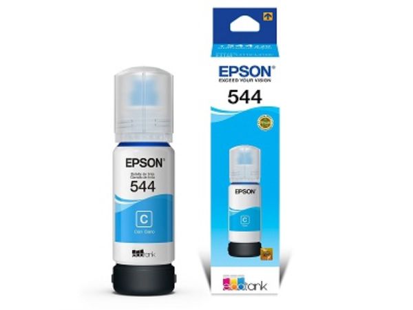 Imagen de Epson 544 - 65 ml - cián - original - recarga de tinta - para EcoTank L1110, L1210, L3110, L3150, L3210, L3250, L3260, L5290