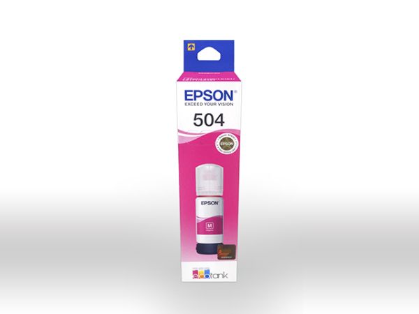 Imagen de Epson 504 - 70 ml - magenta - original - recarga de tinta - para EcoTank L4150, L4260, L6161, L6171, L6191, L6270