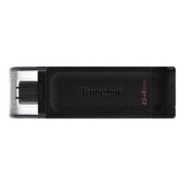Imagen de Kingston DataTraveler 70 - Unidad flash USB - 64 GB - USB-C 3.2 Gen 1