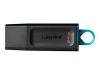 Imagen de Kingston DataTraveler Exodia - Unidad flash USB - 64 GB - USB 3.2 Gen 1 - negro con turquesa