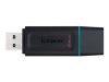 Imagen de Kingston DataTraveler Exodia - Unidad flash USB - 64 GB - USB 3.2 Gen 1 - negro con turquesa