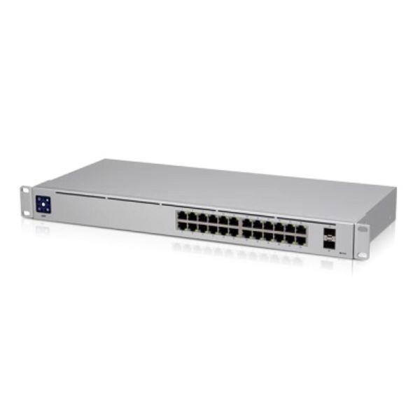 Imagen de Ubiquiti UniFi Switch USW-24 - Conmutador - Gestionado - 24 x 10/100/1000 + 2 x Gigabit SFP - sobremesa, montaje en rack