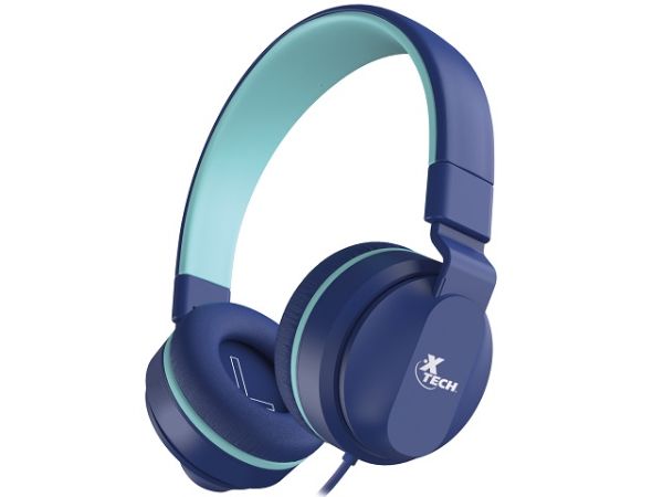Imagen de Xtech XTH-356 - Headphones with microphone - Para Tablet / Para Portable electronics / Para Cellular phone - Wired - Avid for Kids Blue