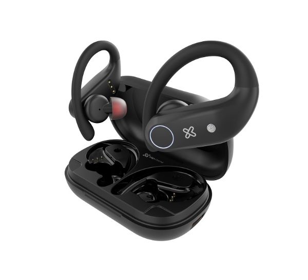 Imagen de Klip Xtreme - KTE-500BK - Earphones - Para Home audio / Para Portable electronics / Para Tablet / Para Cellular phone - Wireless - TWS 108Hr Negros