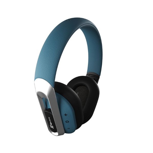 Imagen de Klip Xtreme - KWH-750BL - Headphones - Para Home audio / Para Portable electronics / Para Professional audio / Para Cellular phone - Wireless - 40Hr Blue color