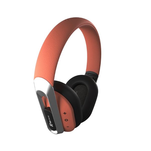 Imagen de Klip Xtreme - KWH-750CO - Headphones - Para Home audio / Para Portable electronics / Para Professional audio / Para Cellular phone - Wireless - 40Hr Coral color