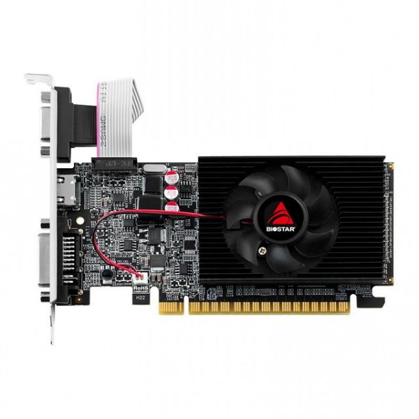 Imagen de Biostar VN6103THX6 - Tarjeta gráfica - GF GT 610 - 2 GB DDR3 - PCIe 2.0 x16 - DVI, D-Sub, HDMI