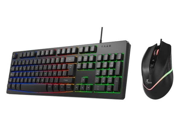 Imagen de Xtech - Keyboard, mouse and mouse pad - Wired - Spanish - USB - Black - Gaming XTK-535S