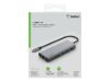 Imagen de Belkin CONNECT USB-C 6-in-1 Multiport Adapter - Estación de conexión - USB-C - HDMI - 1GbE