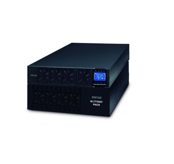 Imagen de Forza Atlas FDC-206KMR - UPS (montaje en rack / externo) - AC 110-300 V - 6000 vatios - 6000 VA - 9 Ah - RS-232, USB - 2U - negro
