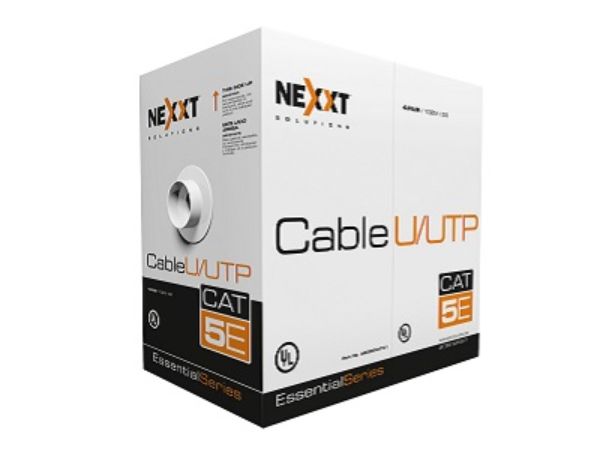 Imagen de Nexxt Essential Cat5e UTP Cable 4P 0.45mm CMX 305m GR