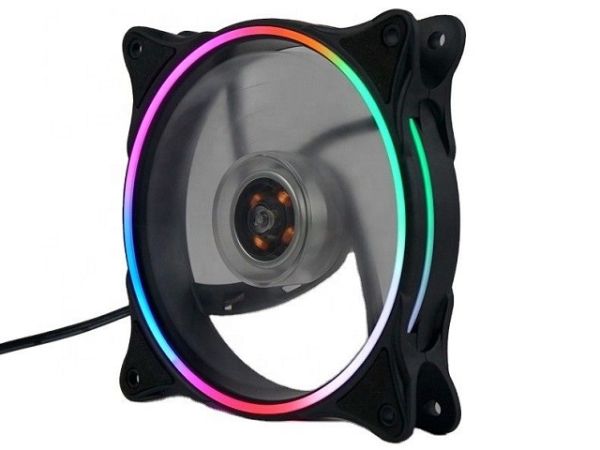 Imagen de HSI SHOT-RGB-CoolingFan - Case fan - Aluminum - SHOT-RGB-CoolingFan