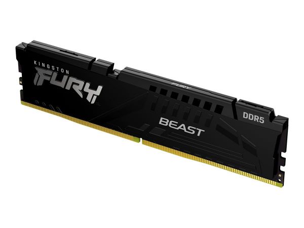 Imagen de Kingston FURY Beast - DDR5 - módulo - 16 GB - DIMM de 288 contactos - 5600 MT/s / PC5-44800 - CL40 - 1.25 V - sin búfer - on-die ECC - negro